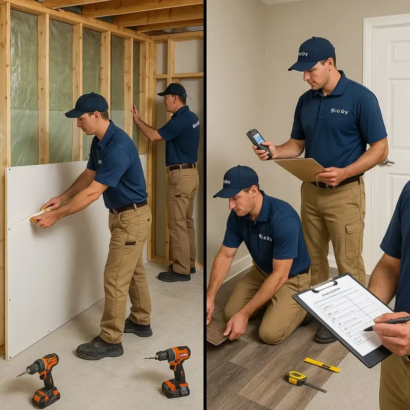Repairs and Reconstruction process in Piedmont, SC